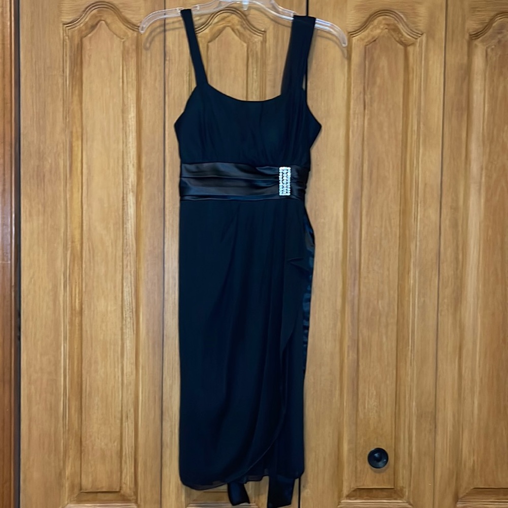 Black Formal Midi Dress